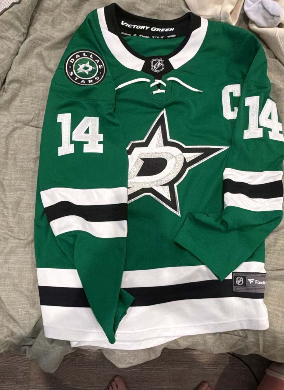 BNWT Jamie BENN #14 Dallas Stars Fanatics Home Stanley Cup Finals Jersey Small